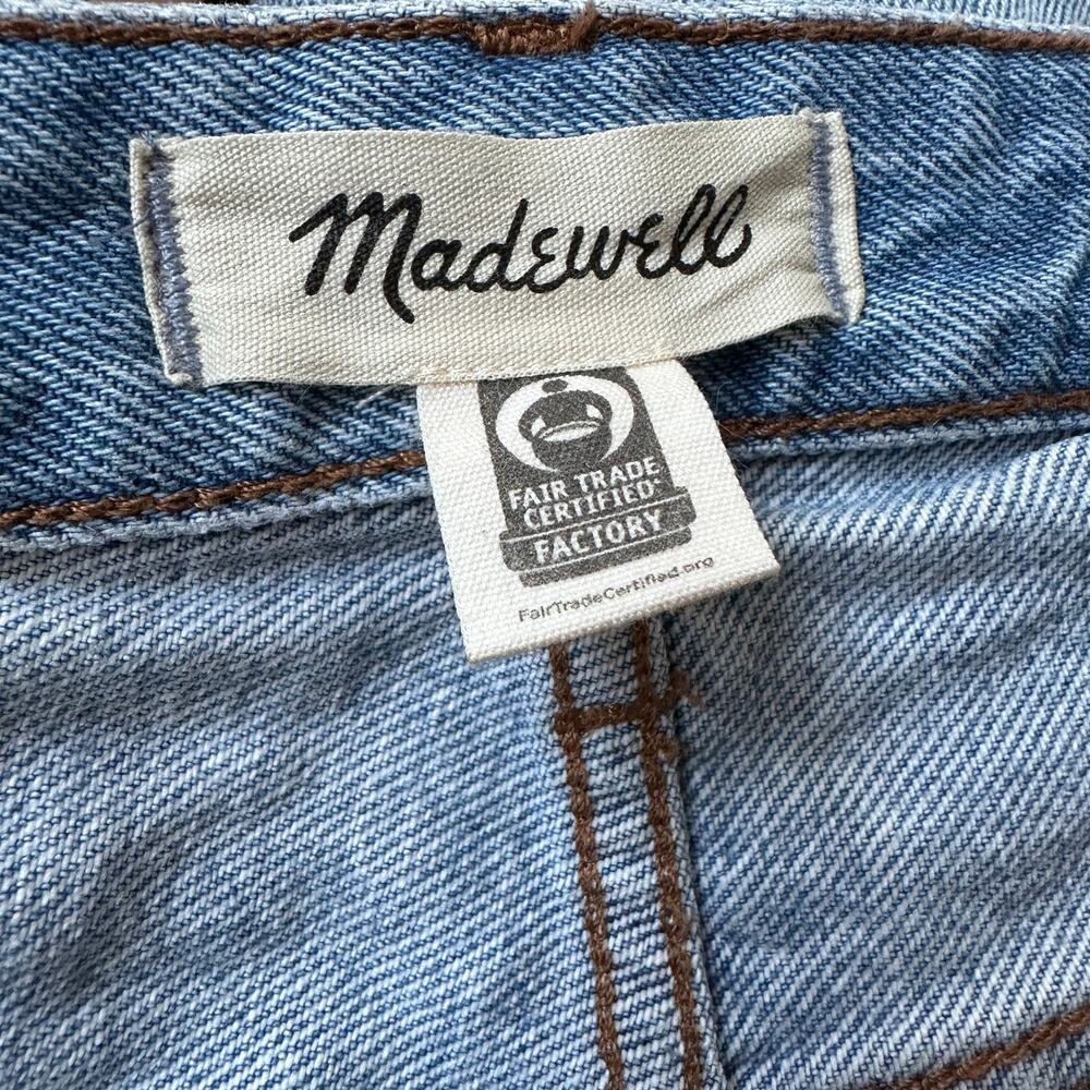 madewell curvy low-slung straight jeans sevilla wash: no689 crosstab edition 28 - Picture 9 of 10